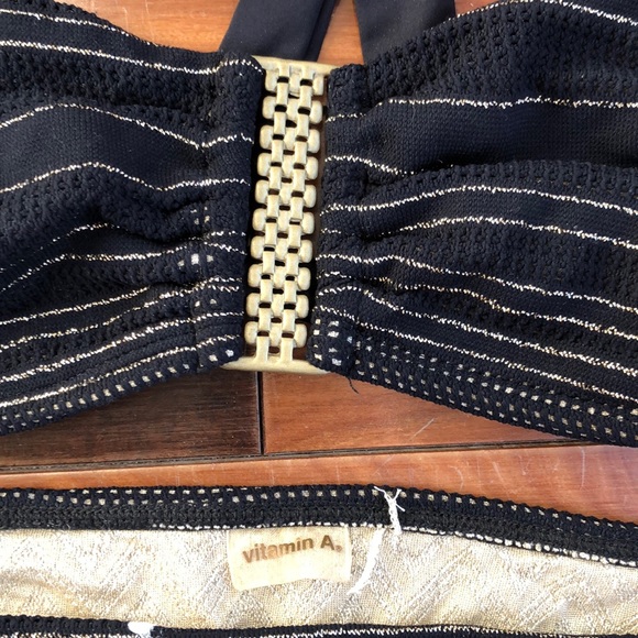 Black & Gold Bikini - Picture 2 of 3